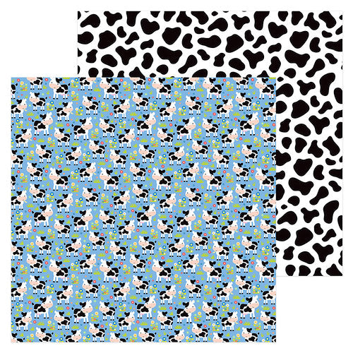 Doodlebug Down On the Farm UDDERLY CUTE 12"X12" Cardstock Paper Scrapbooksrus