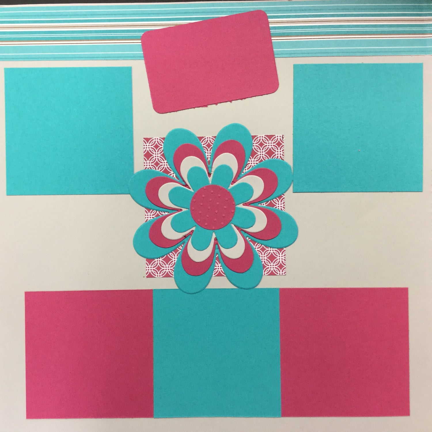 Premade Pages A FEW OF MY FAVORITE THINGS 12"X12" (2) Scrapbook Pages