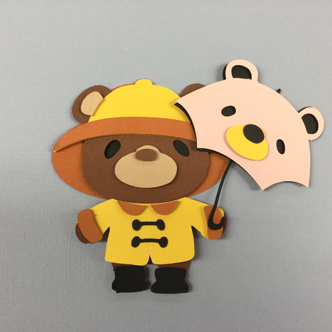 Teddy Bear RAINY DAY Die Cut Embellishment Scrapbooksrus