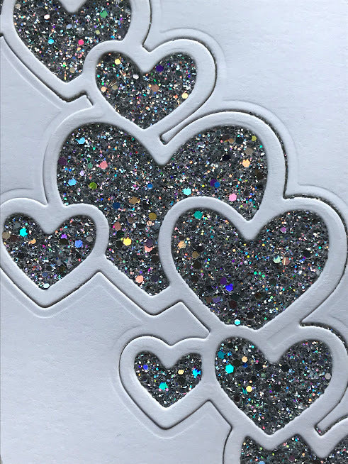 Cosmic Shimmer SILVER GEMS Holographic Glitterbitz 25ml Scrapbooksrus