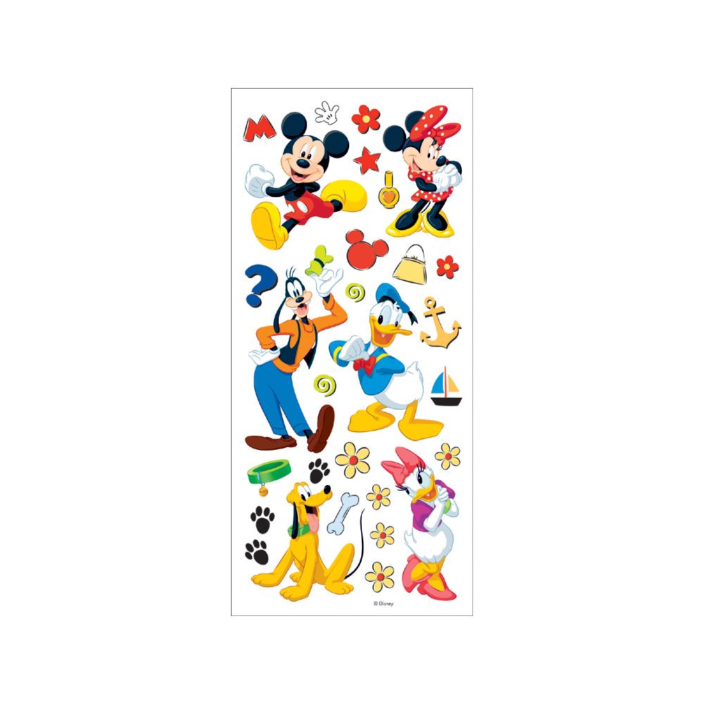Disney MICKEY &amp; FRIENDS Character Stickers 30pc