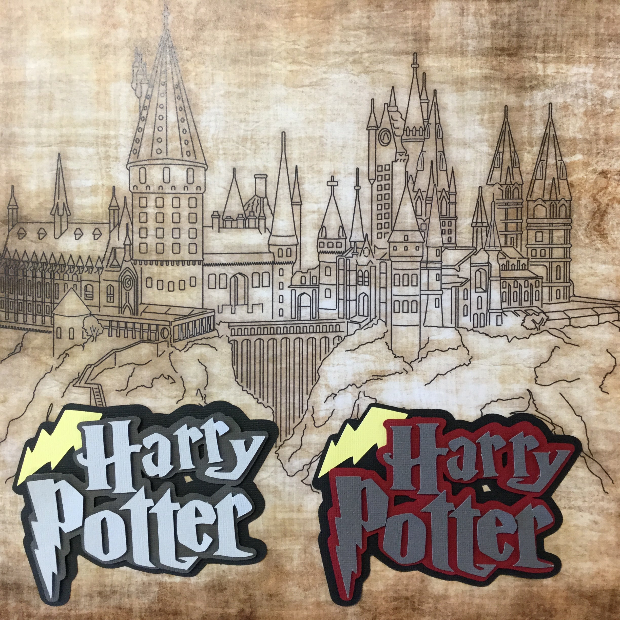 HARRY POTTER Scrapbook Die Cut Embellishment Scrapbooksrus