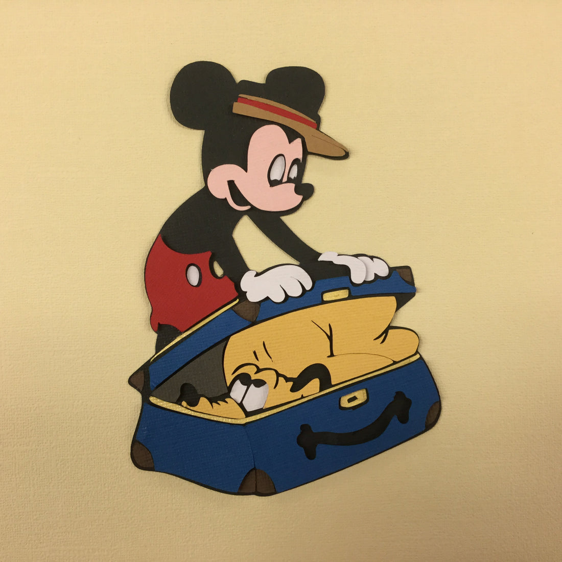 Disney MICKEY AND PLUTO Custom Die Cut Scrapbooksrus
