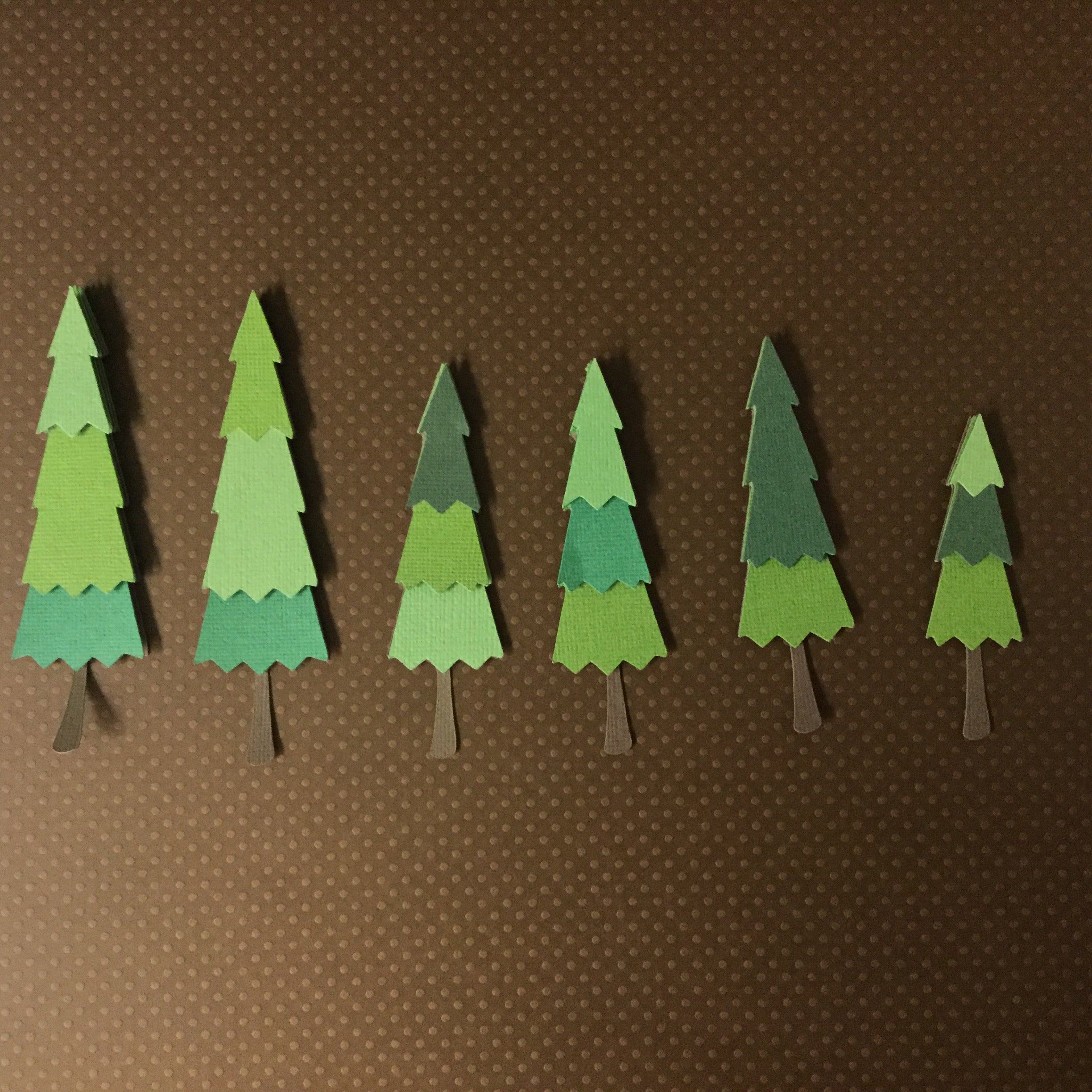 LAYERED TREE Custom Scrapbook Die Cuts 4” Scrapbooksrus