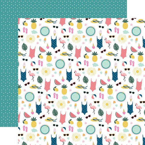 Echo Park 12"x12" POOL PARTY Collection Kit 13pc Scrapbooksrus