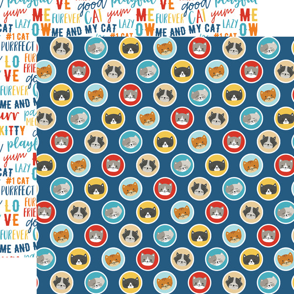 Echo Park 12"x12" I LOVE MY CAT 13pc COLLECTION KIT Scrapbooksrus