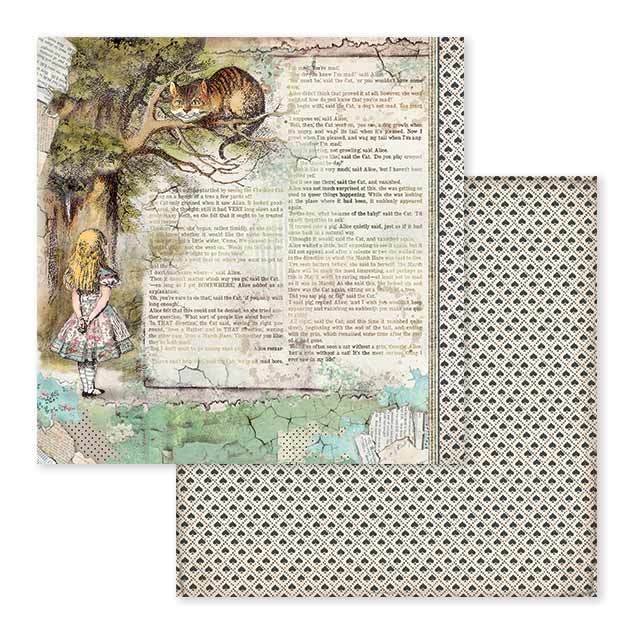 Stamperia ALICE 12"X12" Paper Pad Scrapbooksrus