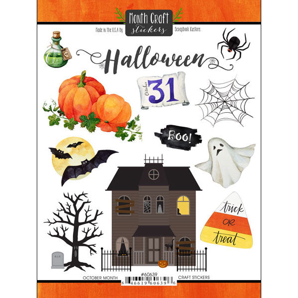 Scrapbook Customs OCTOBER MEMORIES Paper Pack 3pc Scrapbooksrus