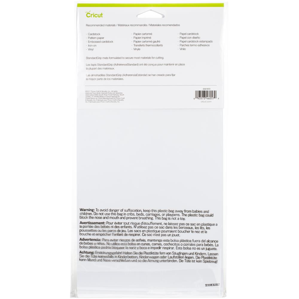 Provo Craft Cricut Standard Grip 6”x12” Cutting Mat 2pc Scrapbooksrus