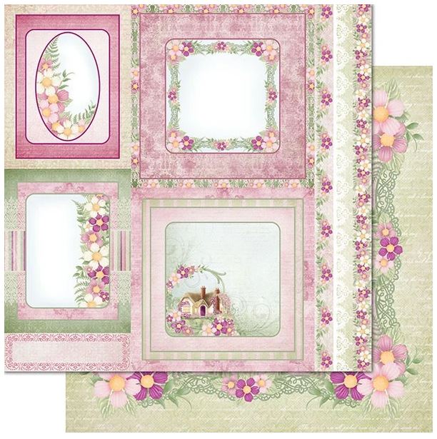 Heartfelt Creations WILD ROSE COLLECTION 12"X12" Paper Pad Scrapbooksrus