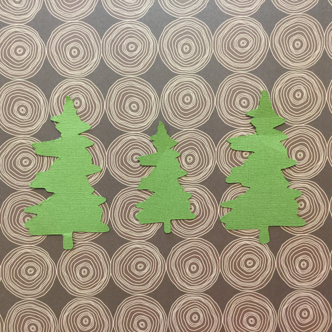 TREES Custom Scrapbook Die Cut Embellishments Green Scrapbooksrus