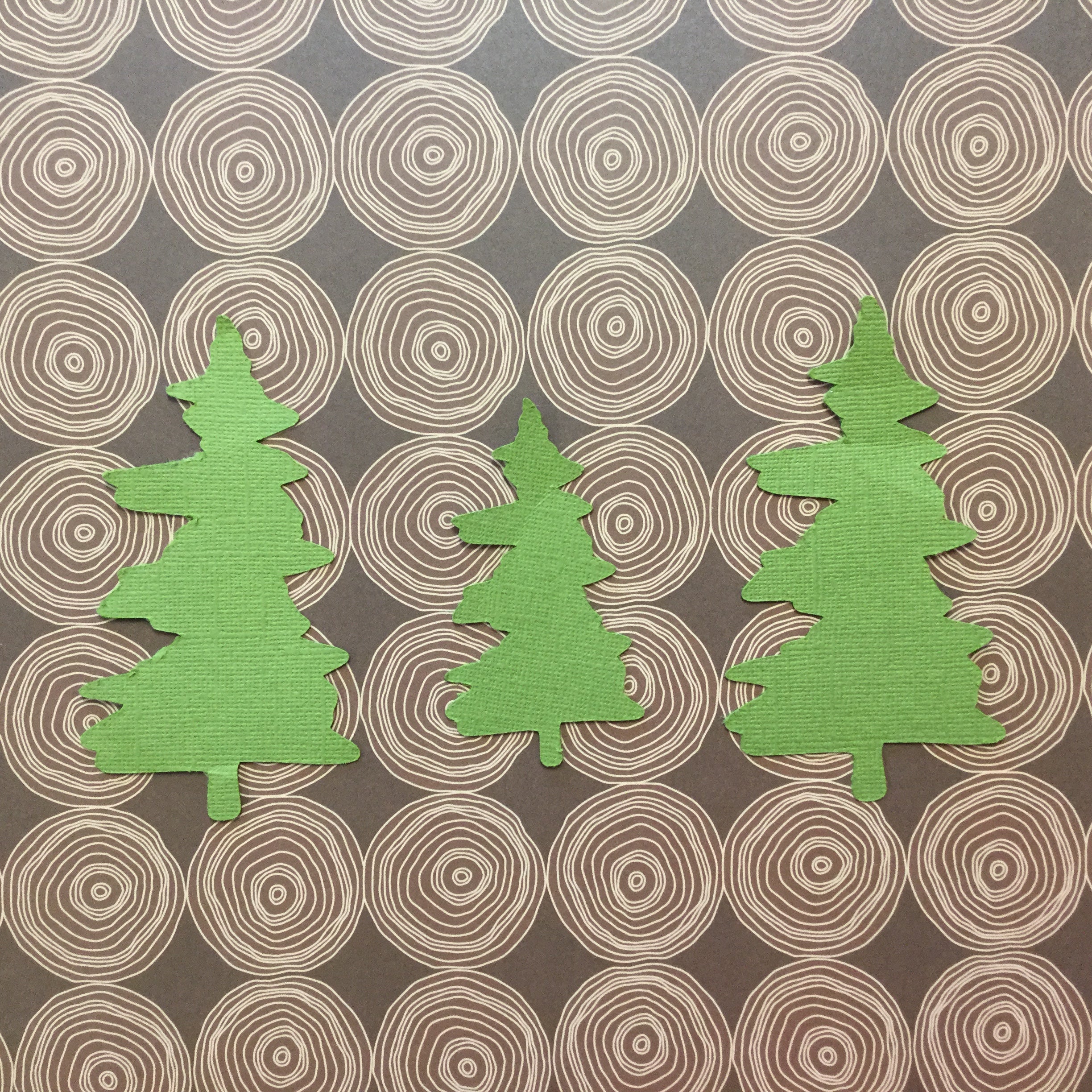 TREES Custom Scrapbook Die Cut Embellishments Green Scrapbooksrus