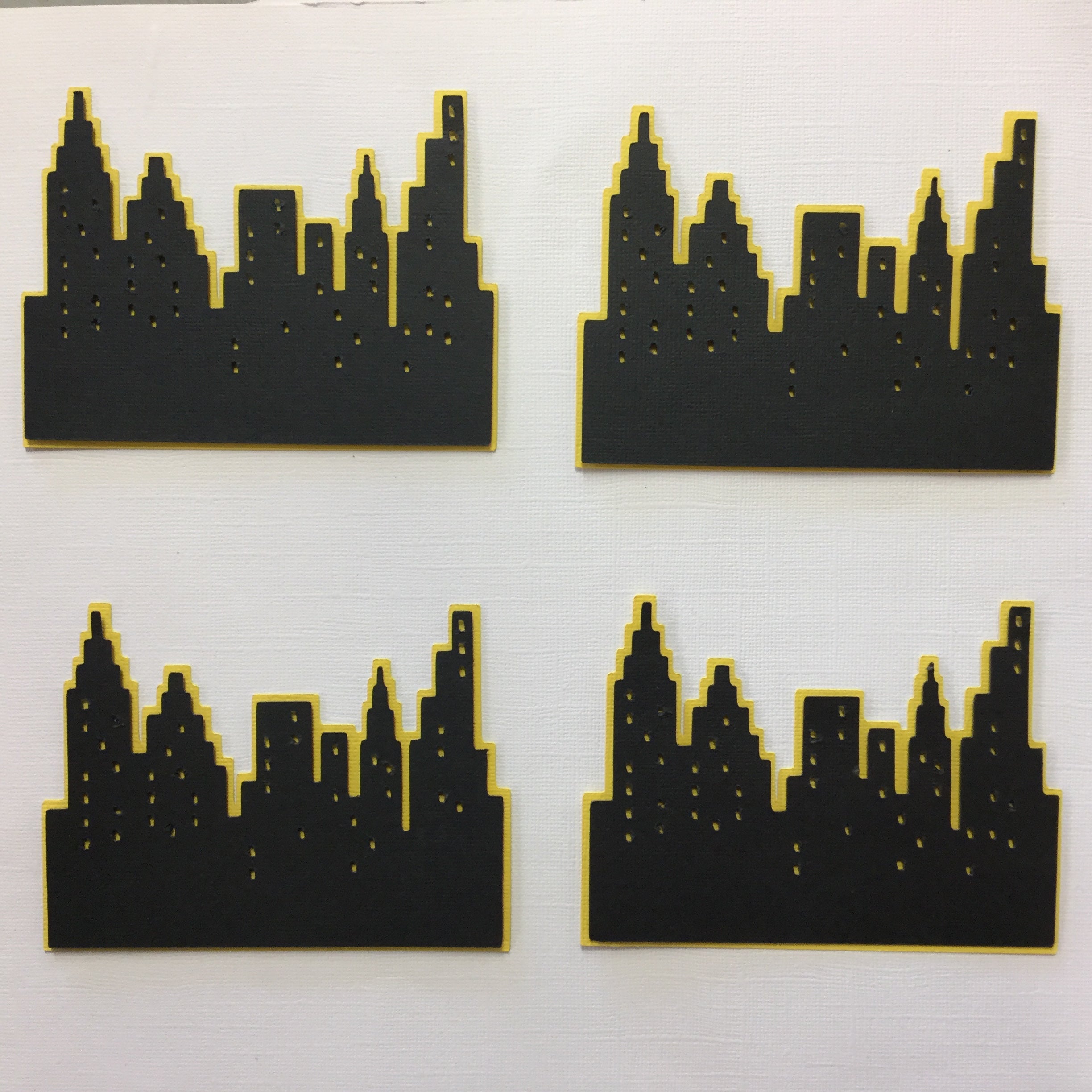 CITY SKYLINE Custom Scrapbook Die Cut Scrapbooksrus
