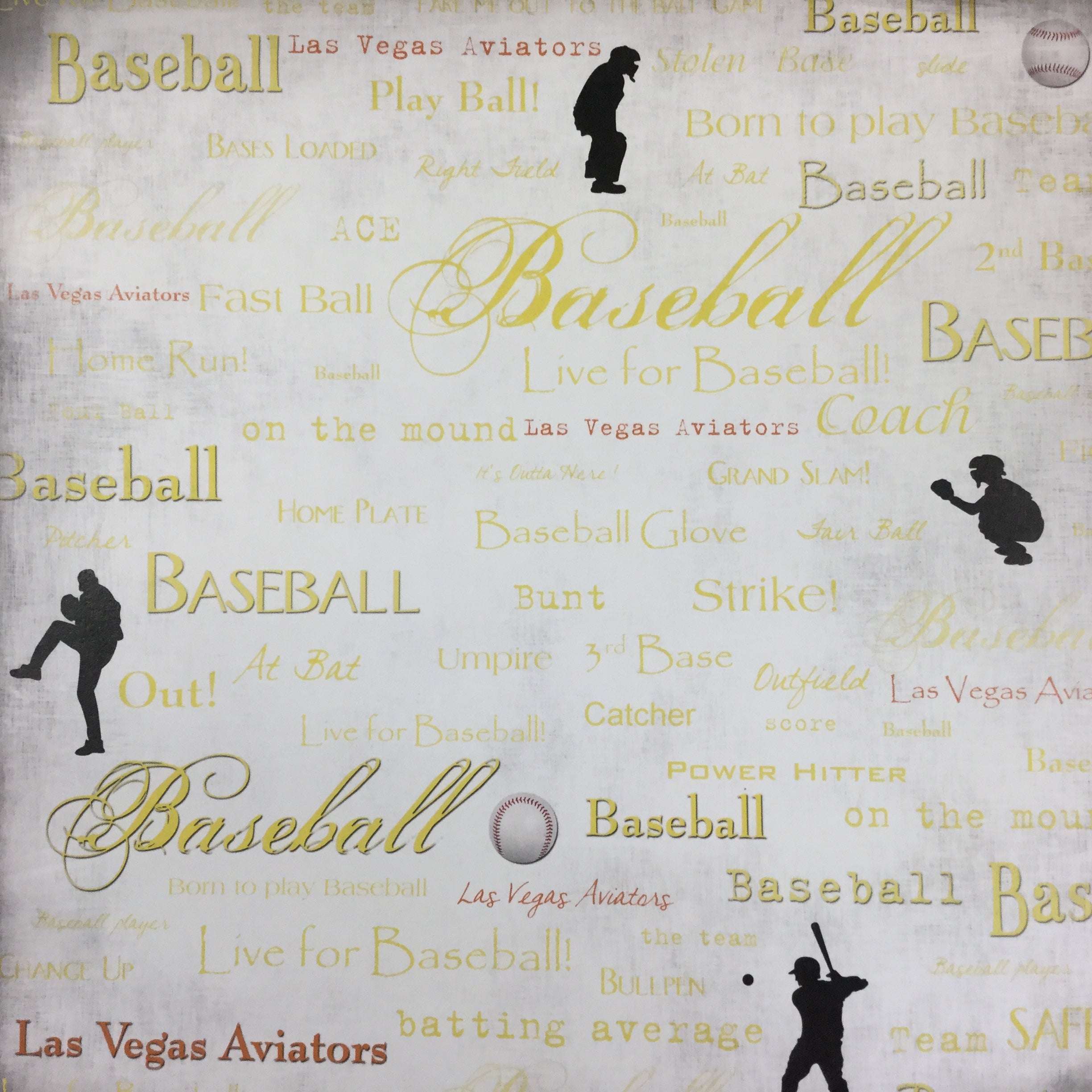 Baseball Scrapbook Customs LAS VEGAS AVIATORS 12X12 Sports Sheet Scrapbooksrus