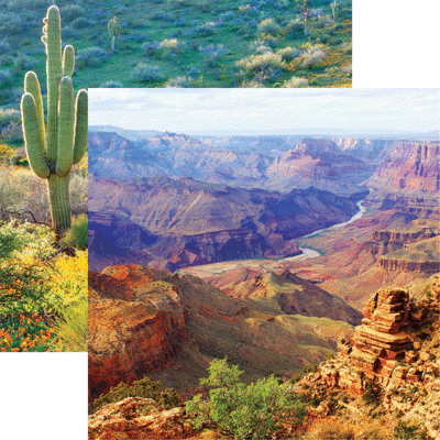 Reminisce SCENIC SOUTHWEST KIT 12X12 Scrapbook Kit Scrapbooksrus