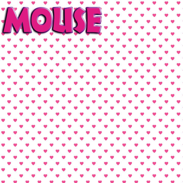 Disney MAGICAL MOUSE GIRL- RIGHT DS 12"X12" Paper Scrapbooksrus