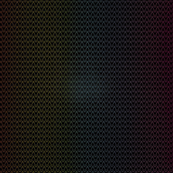 Disney NEON LIGHT PARADE DS 12"X12" Scrapbook Paper Scrapbooksrus