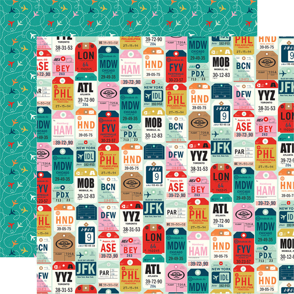 Echo Park PACK YOUR BAGS 12”x12” 13pc COLLECTION KIT Scrapbooksrus