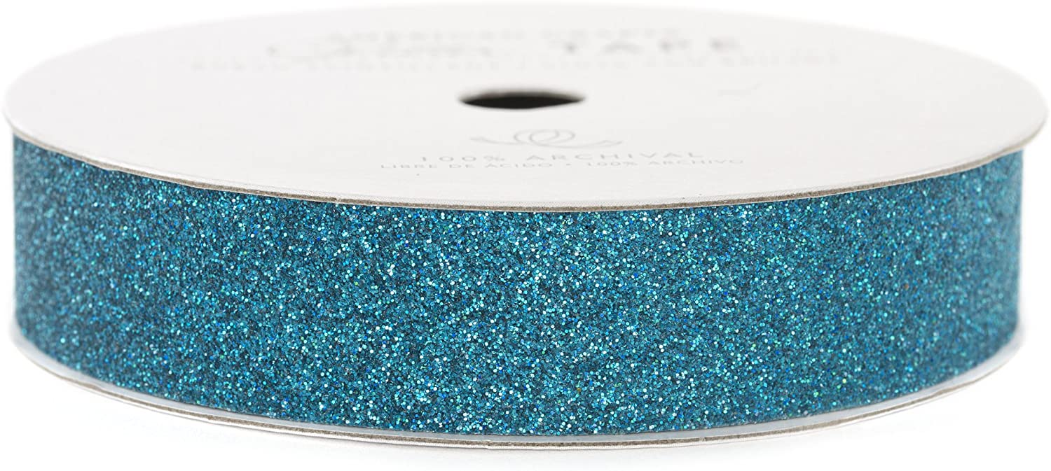 AC Glitter Tape PEACOCK 7/8" 3 Yards Scrapbooksrus