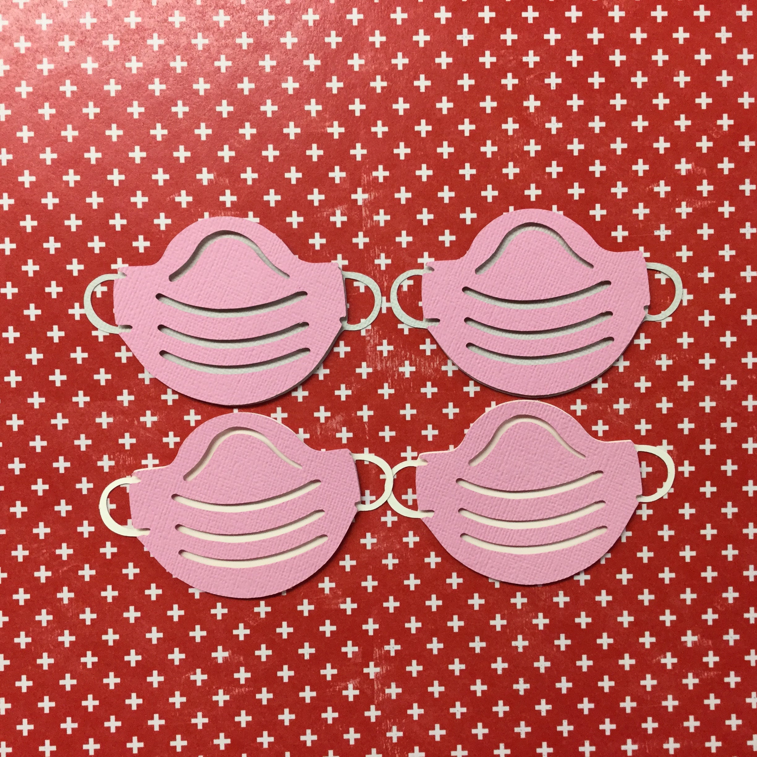 Corona FACE MASK Covid-19 Quarantine Scrapbook DieCuts Scrapbooksrus