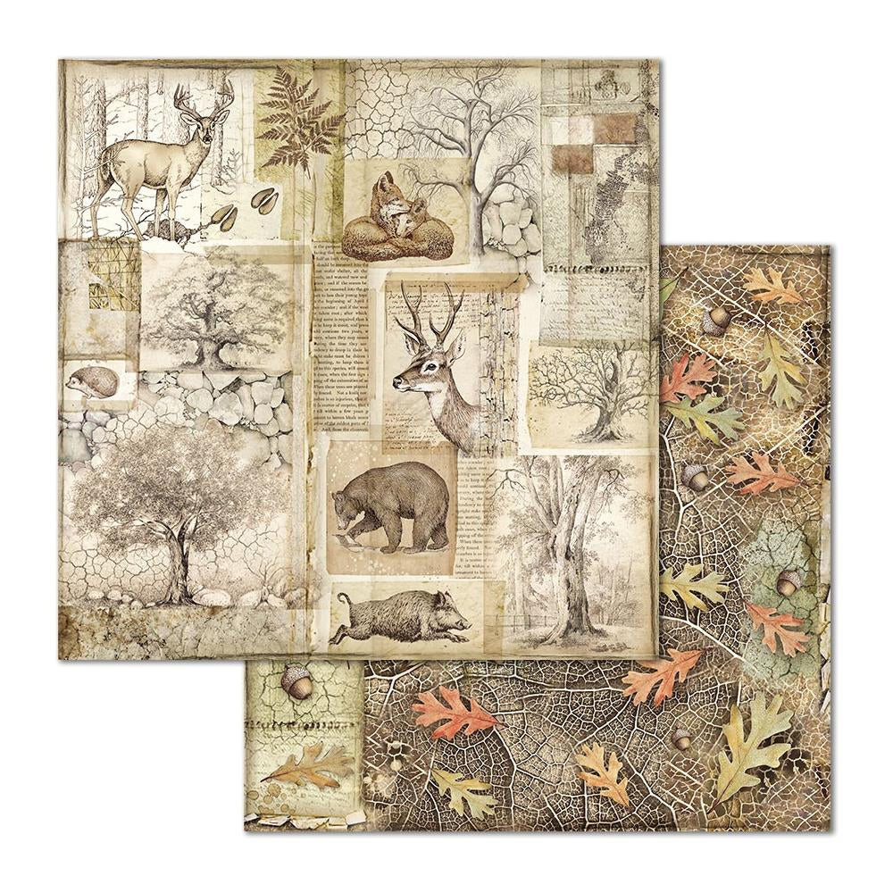 Stamperia FOREST 12"X12" Paper Pad Scrapbooksrus