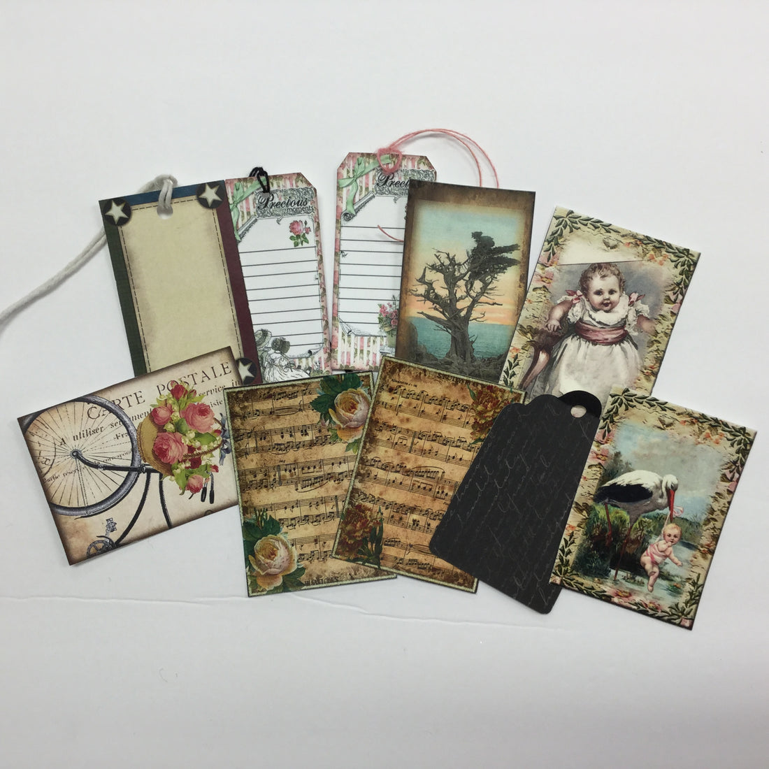 Tags & Ephemera 10pc MIXED LOT TAGS Scrapbooksrus