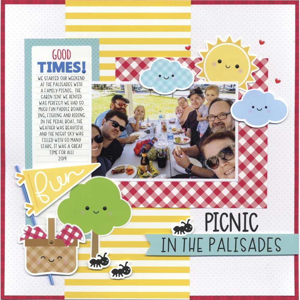 Doodlebug BAR B CUTE 12"X12" Cardstock Paper Scrapbooksrus