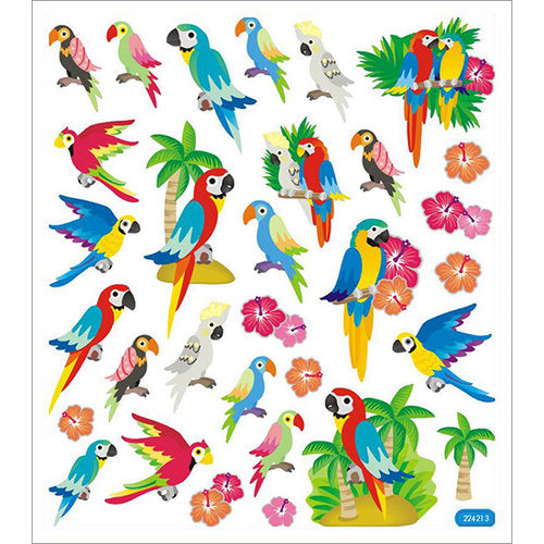 Sticker King COLORFUL BIRDS Stickers 35pc