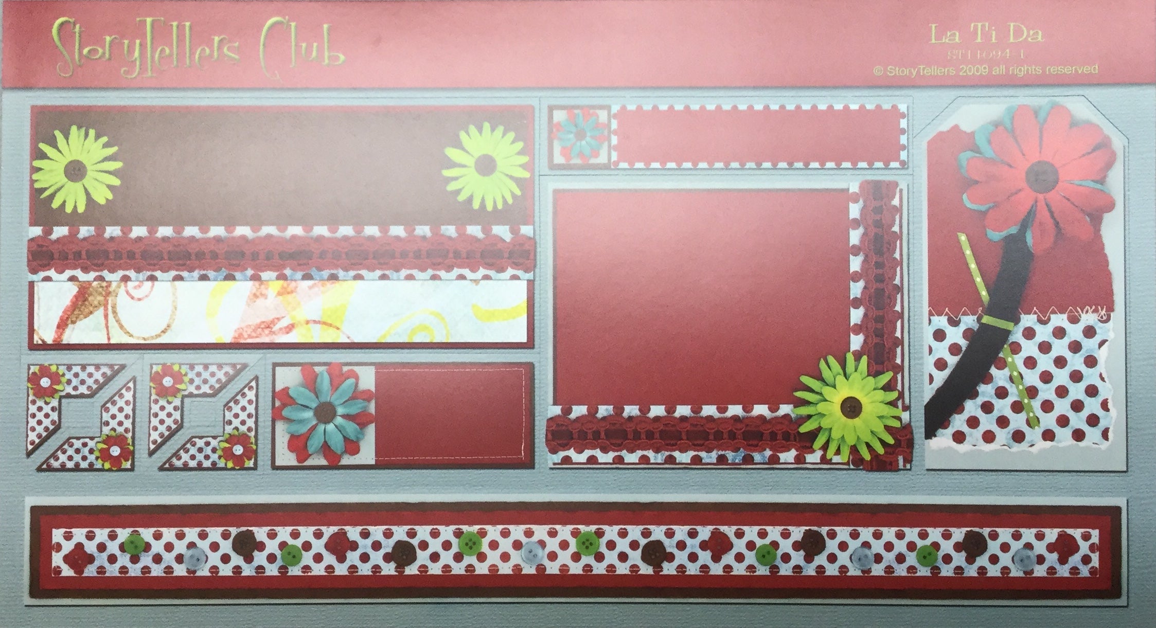 StoryTellers LA TI DA 4-1 DIECUTS 6"X13" Scrapbooksrus