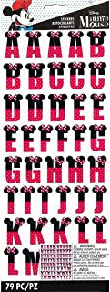 EK Success MINNIE ALPHABET Stickers 79pc Scrapbooksrus