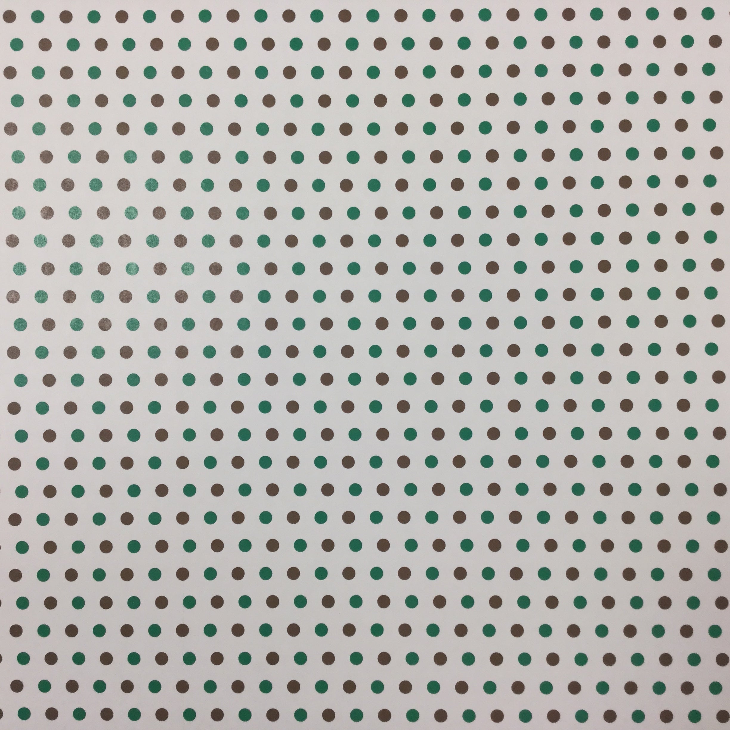 Scrapbook Customs Mini Dots GREEN & BROWN 12X12 Scrapbook Paper Scrapbooksrus