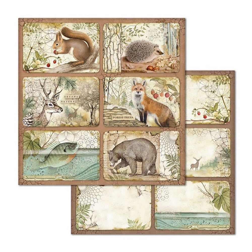 Stamperia FOREST 12"X12" Paper Pad Scrapbooksrus
