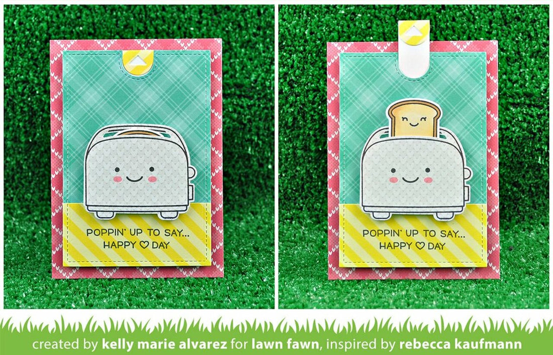 Lawn Cuts SWISH N POP PULL TAB Custom Craft Dies 5pc Scrapbooksrus