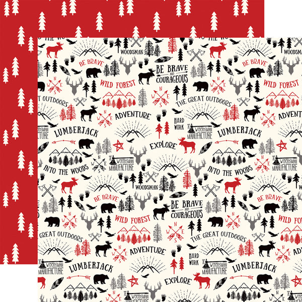Echo Park 12"x12" LITTLE LUMBERJACK 13pc COLLECTION KIT Scrapbooksrus