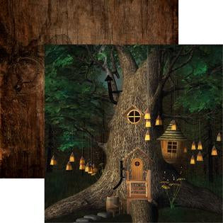 Reminisce WOODLAND ELF 12"X12" Scrapbook Paper Scrapbooksrus
