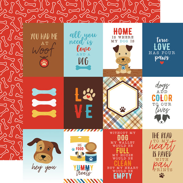 Echo Park 12"x12" I LOVE MY DOG 13pc COLLECTION KIT Scrapbooksrus