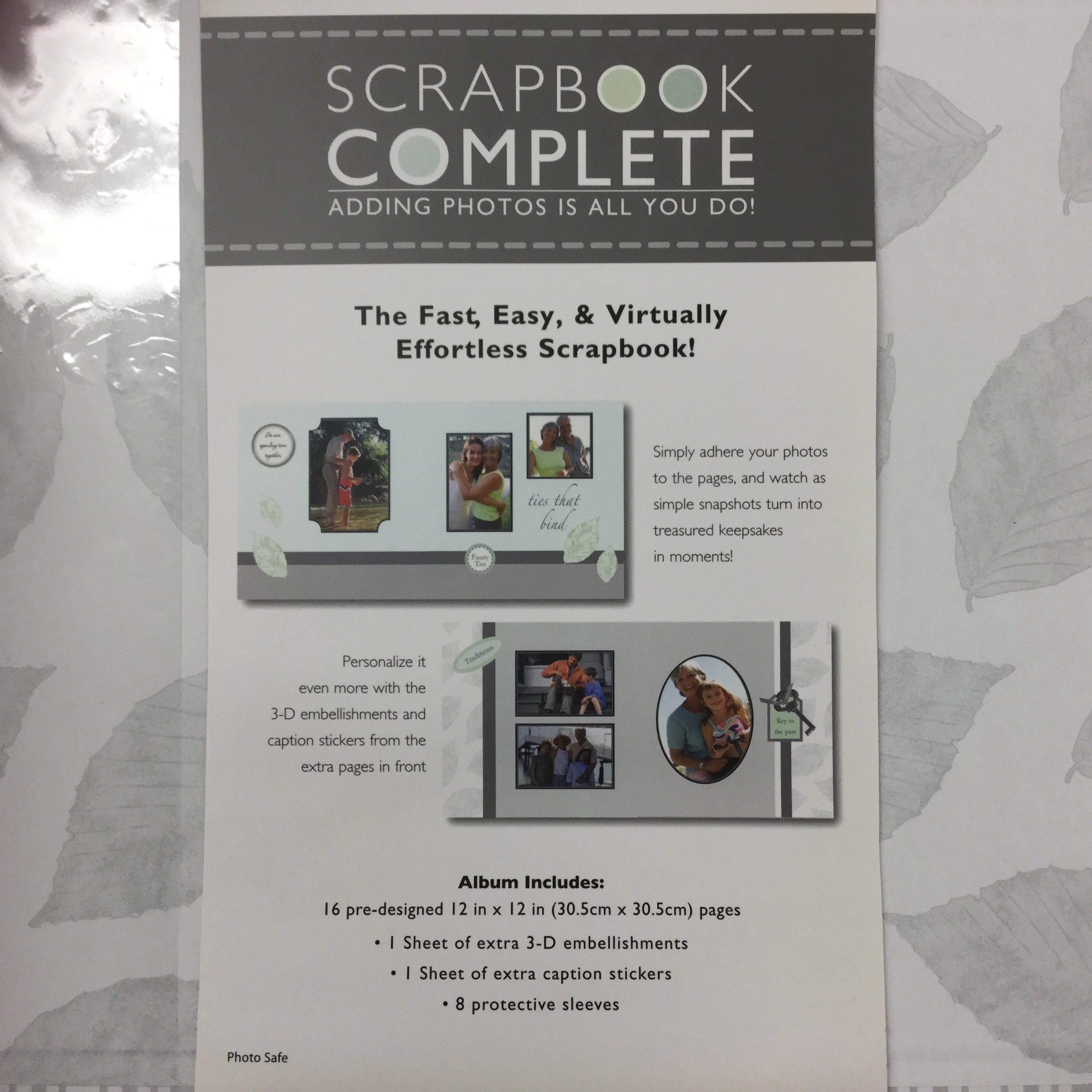 Gibson Tapestry Scrapbook FAMILY HERITAGE  12"X12" Album Scrapbooksrus