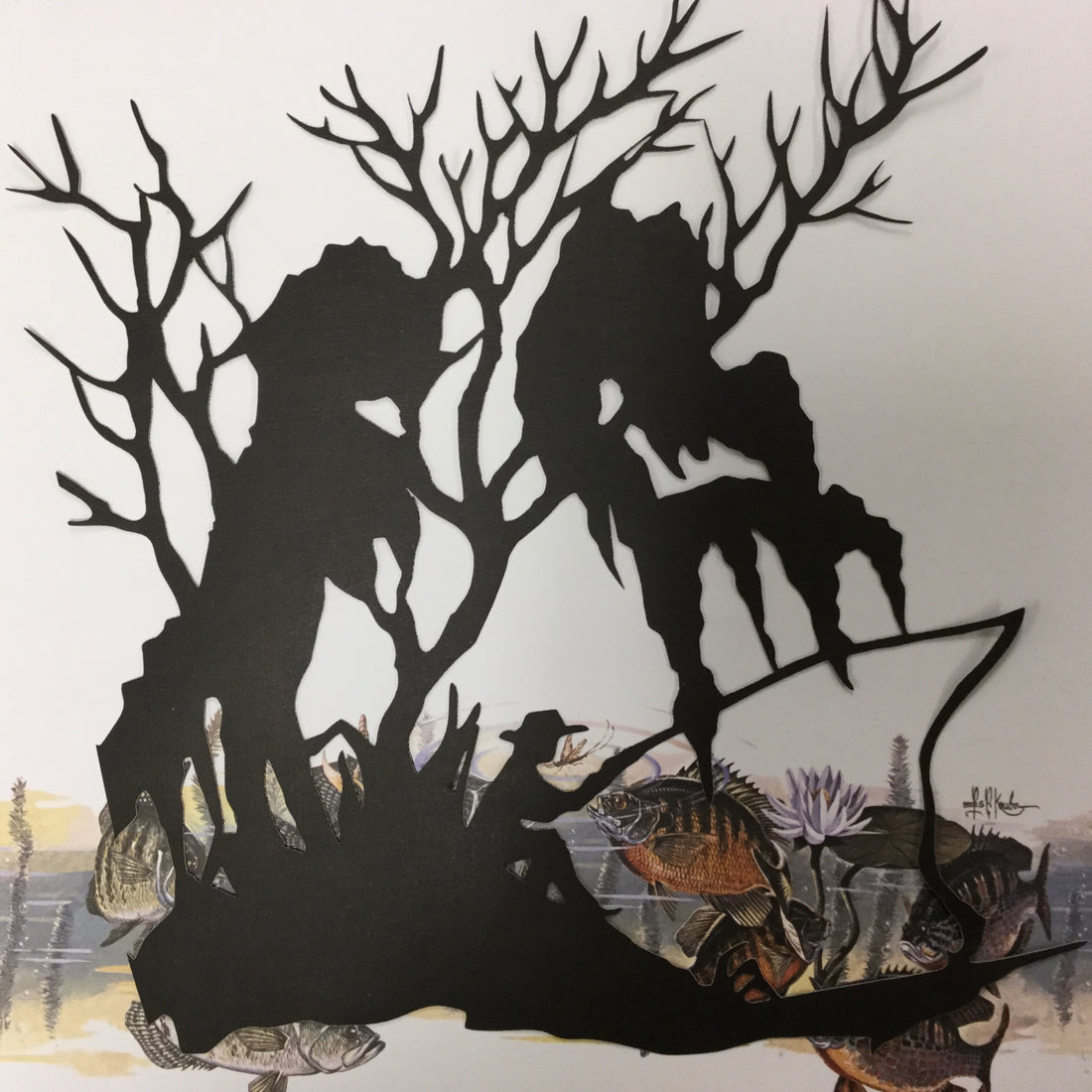 FISHING Camping Custom Scrapbook Die Cuts Scrapbooksrus