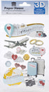 Paper House OUR HONEYMOON 3D Stickers 13pc Scrapbooksrus