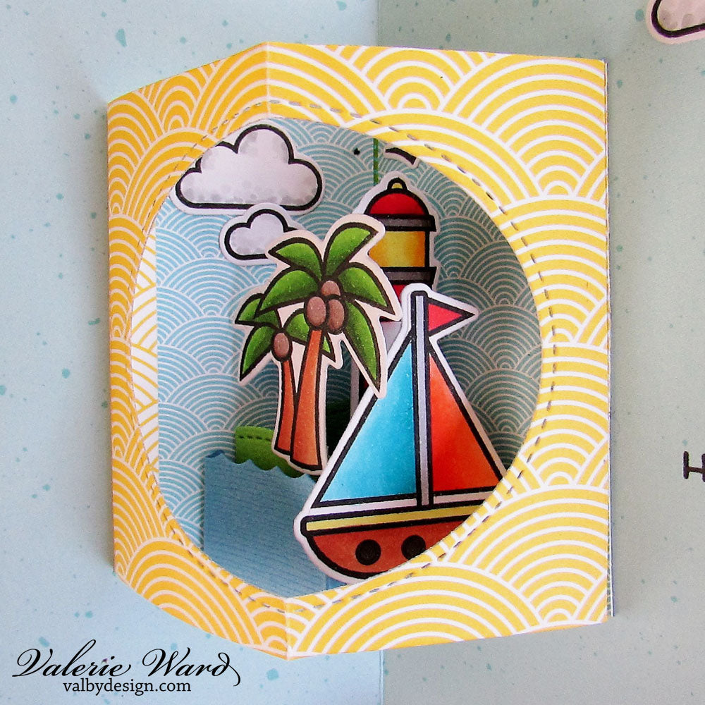 Lawn Fawn SMOOTH SAILING Clear Stamps 36 pc Scrapbooksrus
