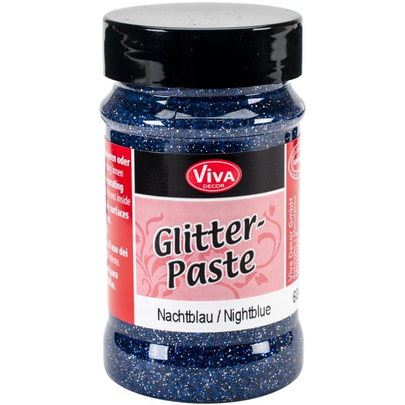 Viva Decor NIGHTBLUE Glitter Paste 90ml Scrapbooksrus