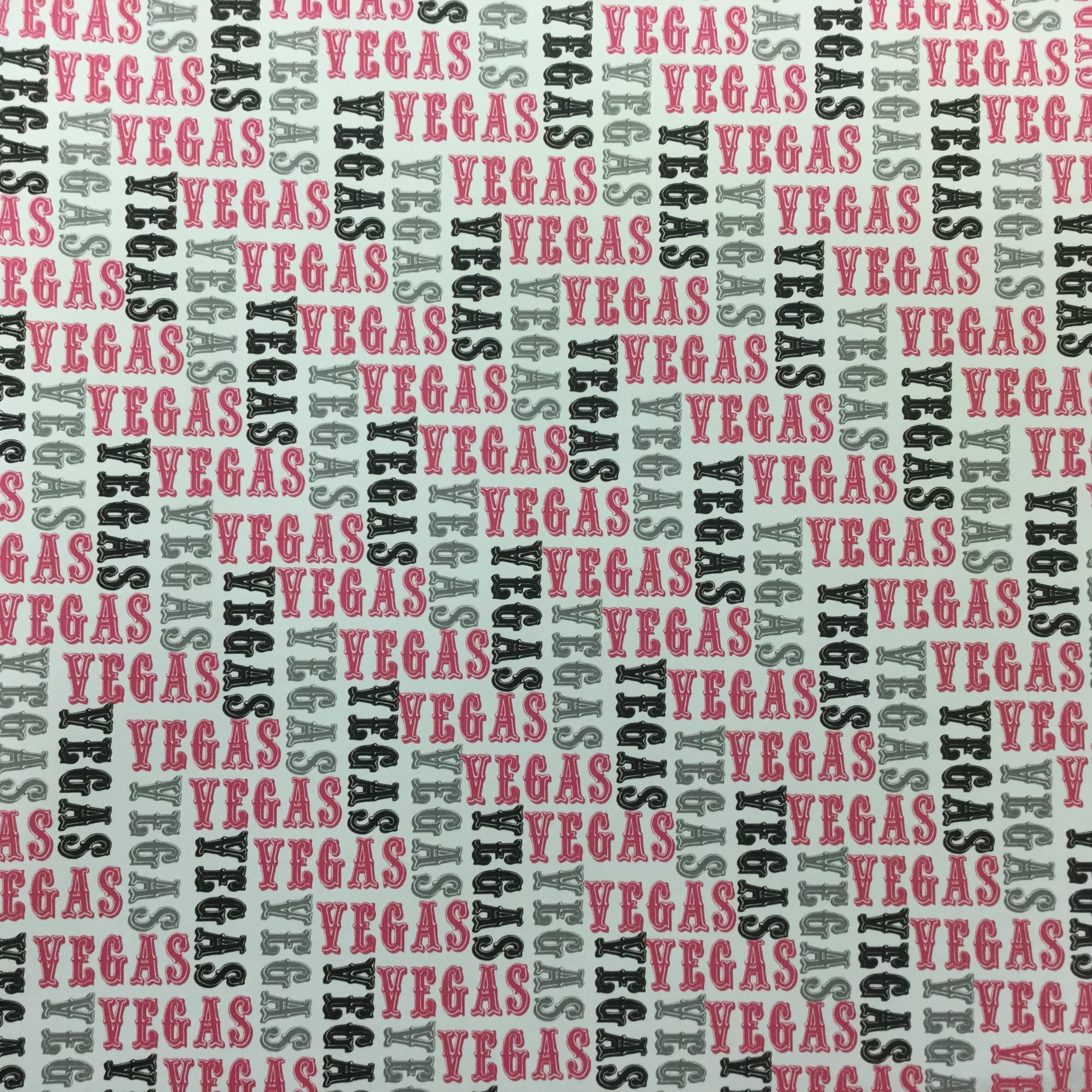 Vegas Initial Scramble PINK & GRAY 12X12 Scrapbook Paper Scrapbook Customs Scrapbooksrus