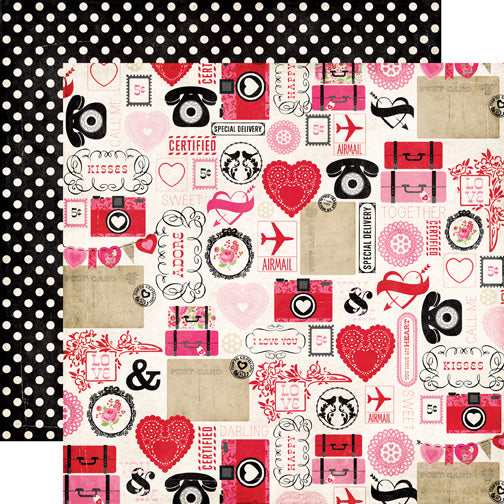 Echo Park LOVE STORY 12”x12” 13pc COLLECTION KIT Scrapbooksrus