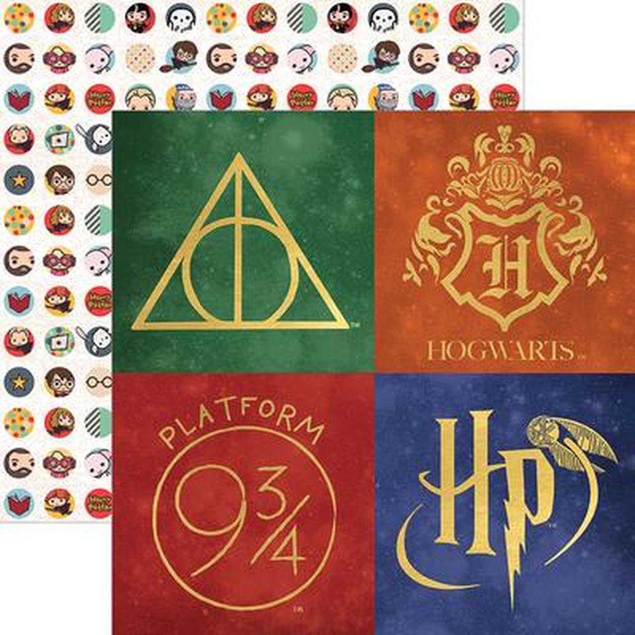 Paper House Harry Potter CHARACTERS 12X12 Scrapbook Sheet Scrapbooksrus