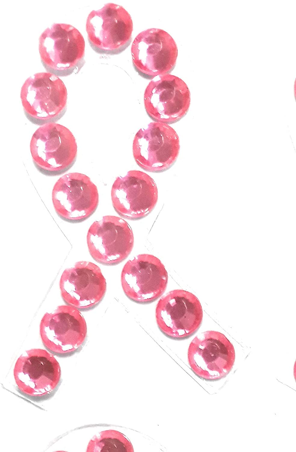 BREAST CANCER AWARENESS Gem Stickers 16 pc. Scrapbooksrus