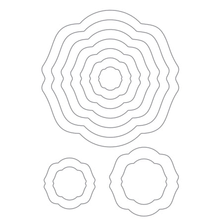 Fun Stampers Journey TREAT LABEL Decorative Dies Scrapbooksrus