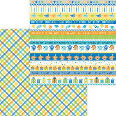 Doodlebug PARTY TIME Collection 12X12 Paper Pack 13pc. Scrapbooksrus