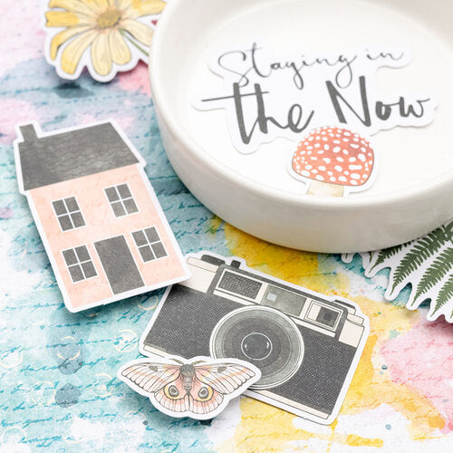 American Crafts Vicki Boutin FERNWOOD Icon Ephemera DieCuts 50pc Scrapbooksrus