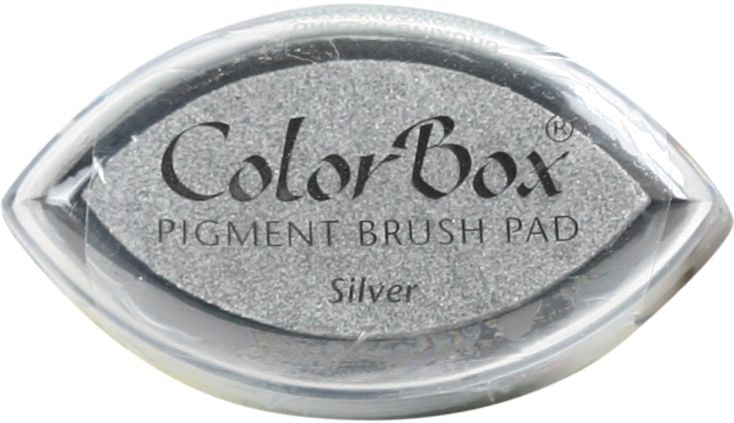ColorBox SILVER Pigment Ink Brush Pad Scrapbooksrus