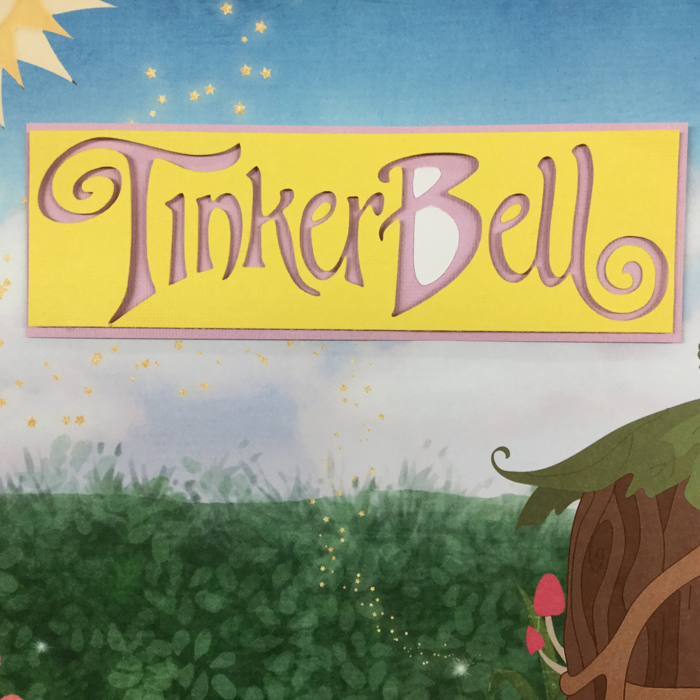 TINKER BELL Word Custom Scrapbook Die Cuts Scrapbooksrus